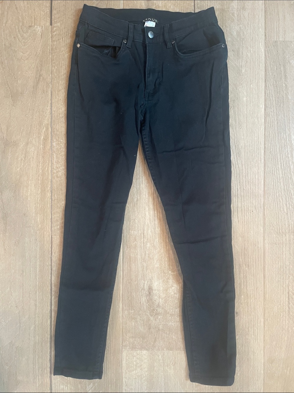 VENUS Black Skinny Women’s Jeans - Modern Slim Cut